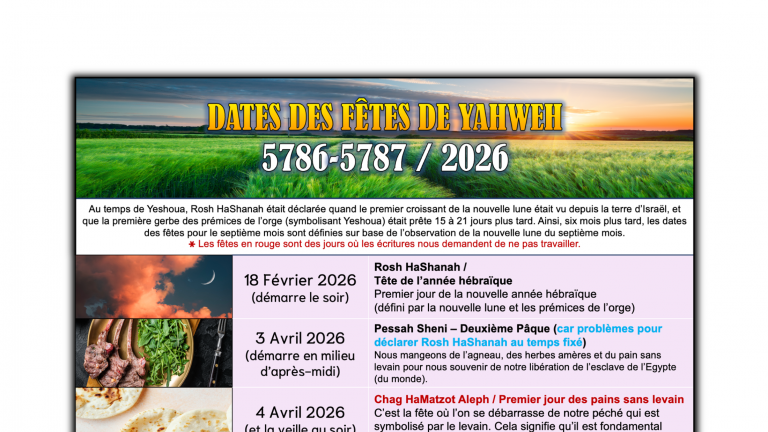 Agenda des fêtes en 2026